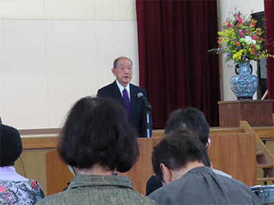 東市地区敬老の集いにて