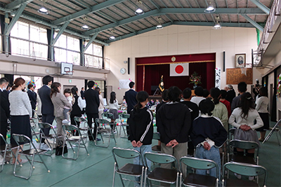 入学式の様子