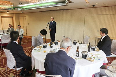 懇親会にて挨拶