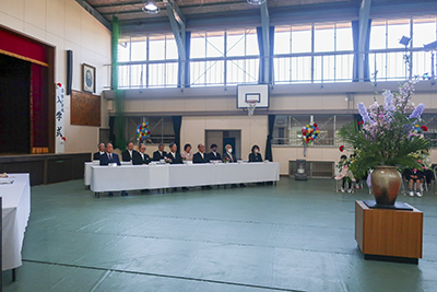 入学式の様子